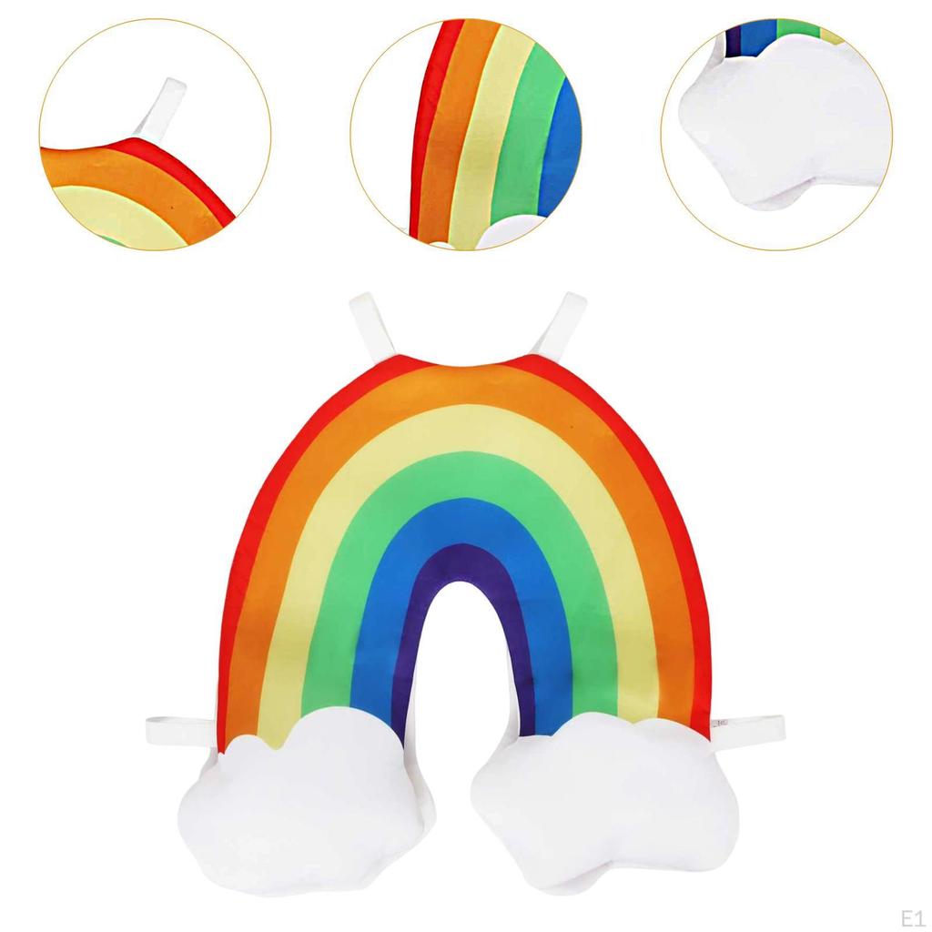 Kids Rainbow Cosplay Costume Children Day for Girls and Boys Party Festivals