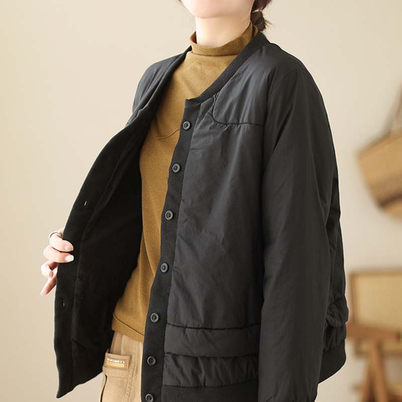Mantel für Damen Verdickt Herbst Winter Windjacke Übergröße Wasserdicht Lässige Jacke
