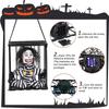 Halloween Skeleton Toy Electric Horror Flashing Light Sound Doll Scary Ghost Prisoner Haunted House Horror Party Props Decor