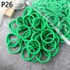 50Pcs/Set Women Girls Basic Hair Bands 4Cm Simple Solid Colors Elastic Headband Hair Ropes Ties Hair Accessories Ponytail Holder