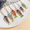 Exquisite Ocean Small Fish Pendant Necklace For Women Stainless Steel Personalized Collarbone Chain Cute Luxury Jewelry Gift