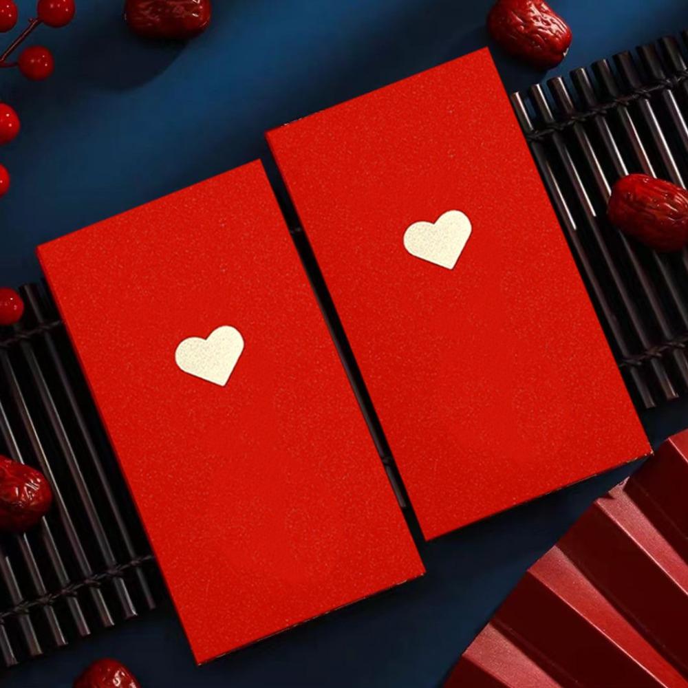 6pcs/set Traditional Red Envelope Chinese Style New Year Packet Money Pockets Spring Festival