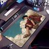 Large Desk Mat One Piece Luffy Gear5 Extended Gaming Mouse Pad Non-Slip Rubber Base Stitched Edge PC Gamer Laptop Keyboard Pads