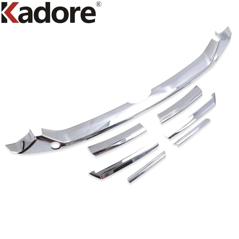 For Honda Accord 2018 ABS Chrome Front Center Grille Grills Cover Trim Molding Garnish Strip Car Styling Accessories
