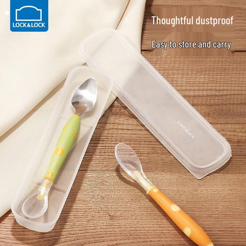 LOCK&LOCK Baby Double-Ended Food Puree & Feeding Spoon