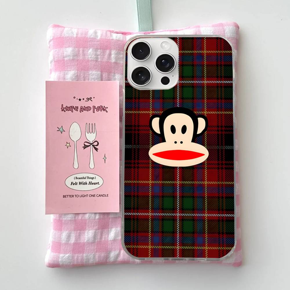 Klassisches Mode-Logo P-Paul F-Frank Handyhülle Für iPhone 17 16 15 14 13 12 11 Pro Max Plus Satin Bunte Hülle