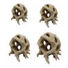 3D Printed Aquarium Decor Hideout Tree Ball, Natural Look Root Reptile Hideout, Freshwater Tank Fish Cave, Decorative Habitat Shelter for Betta Shrimp