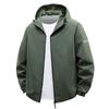 Sports Men's Autumn Windproof Top Jacket Running Suit Waterproof Quick-drying Outdoor Hooded Windbreaker