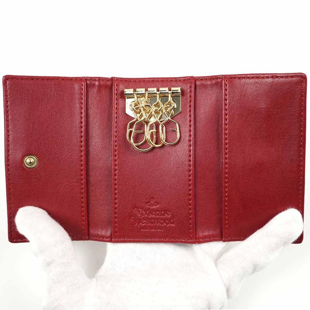 Schlüsseletui braun rot KEY CASE [Vivienne Westwood] 51020001-W0009-O105 [Artikel]