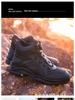 Cross-Border Steel Toe Work Boots: Anti-Smash, Anti-Puncture, High-Top Ankle Support for Men's Comfort and Durability.