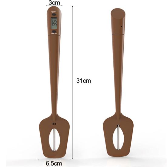 Digitaler Spatel Kochthermometer Silikonrührer Lebensmittel Küche Backwerkzeug Verkauf Waren