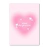 Pink Flower Letter Posters Canvas Painting Modern Love Heart Round Shape Pictures Prints Wall Art for Living Room Decor Unframed