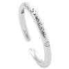 Korean Retro Fashion Hollow Heart Adjustable Cross Ring for Women