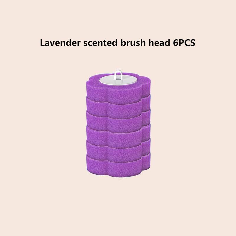 Disposable Toilet Brush Replacement Brush Head Cleaning Brush Kit Toilet Bowl Brush Long Handle Wall-mounted Wc Accessories Tool