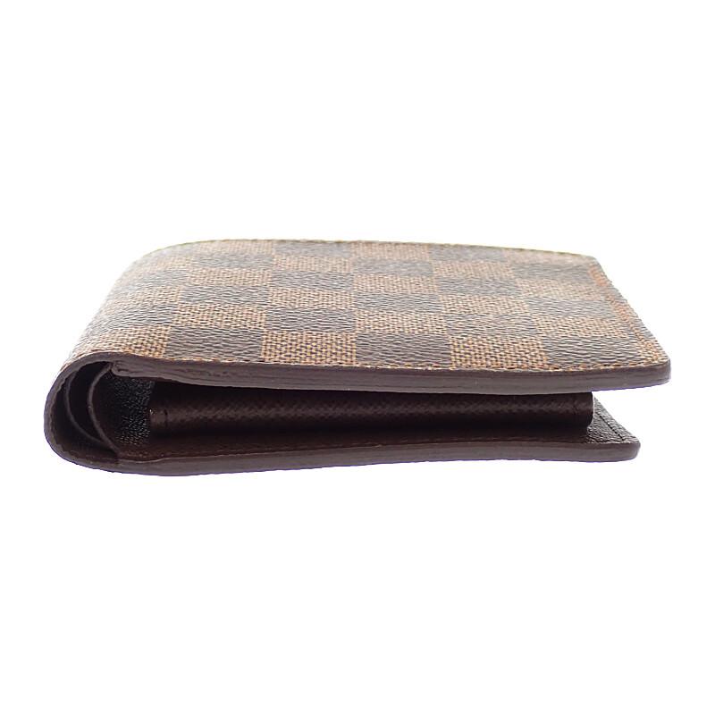 LOUIS VUITTON  N61675 Bifold Wallet Brown Damier canvas mens
