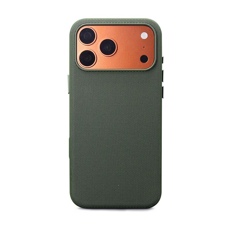 Compatible with Apple 17 Pro Max Tech Fabric Phone Case, iPhone 16 Pro Shockproof Magnetic Protective Case