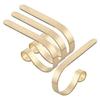 4 Pieces Metal Stocking Hooks For Fireplace Mantels Non Slip Pads Secure Hanging Support For Stockings And Holiday Decor