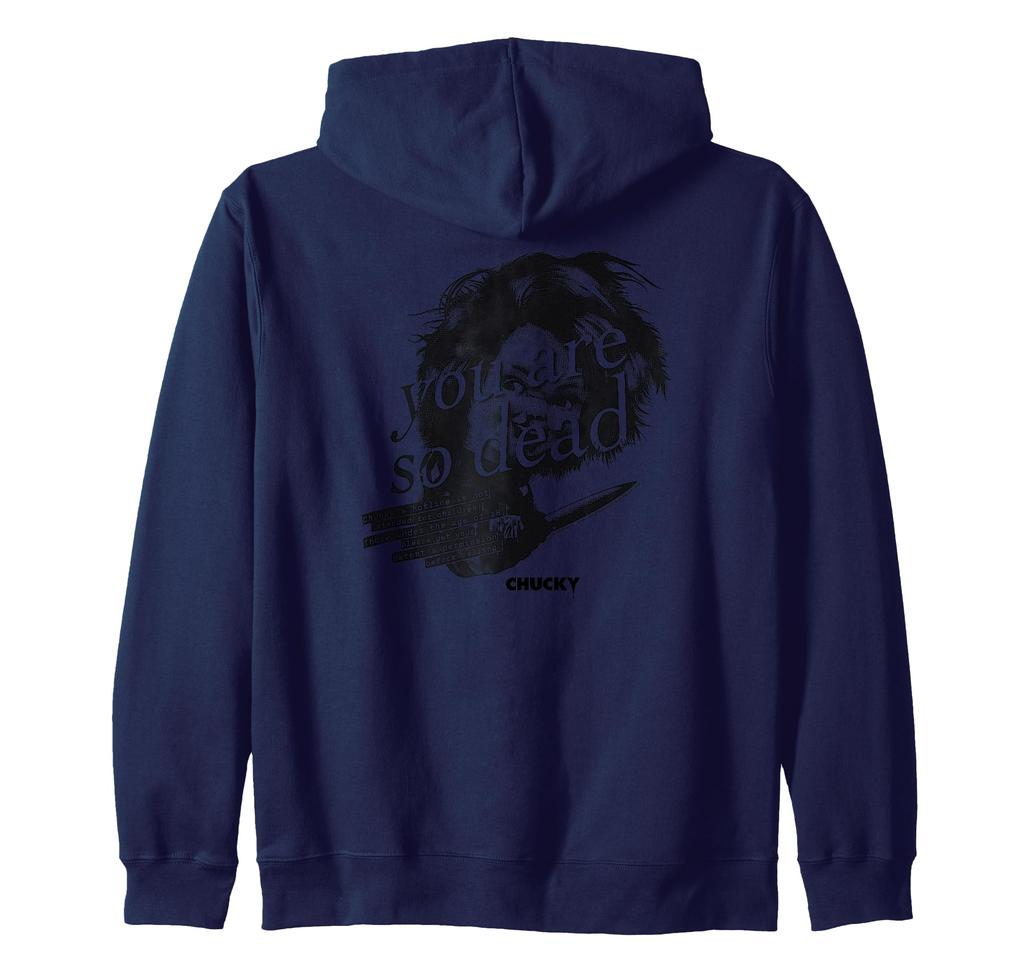 Chucky Hotline You Are So Dead Zip Hoodie