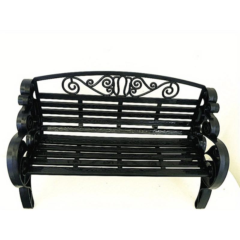 Mini Park Bench Model, Props for Shooting House Dolls - Perfect for Decorating Dollhouses and Fairy Gardens, Toy Accessories for Dolls
