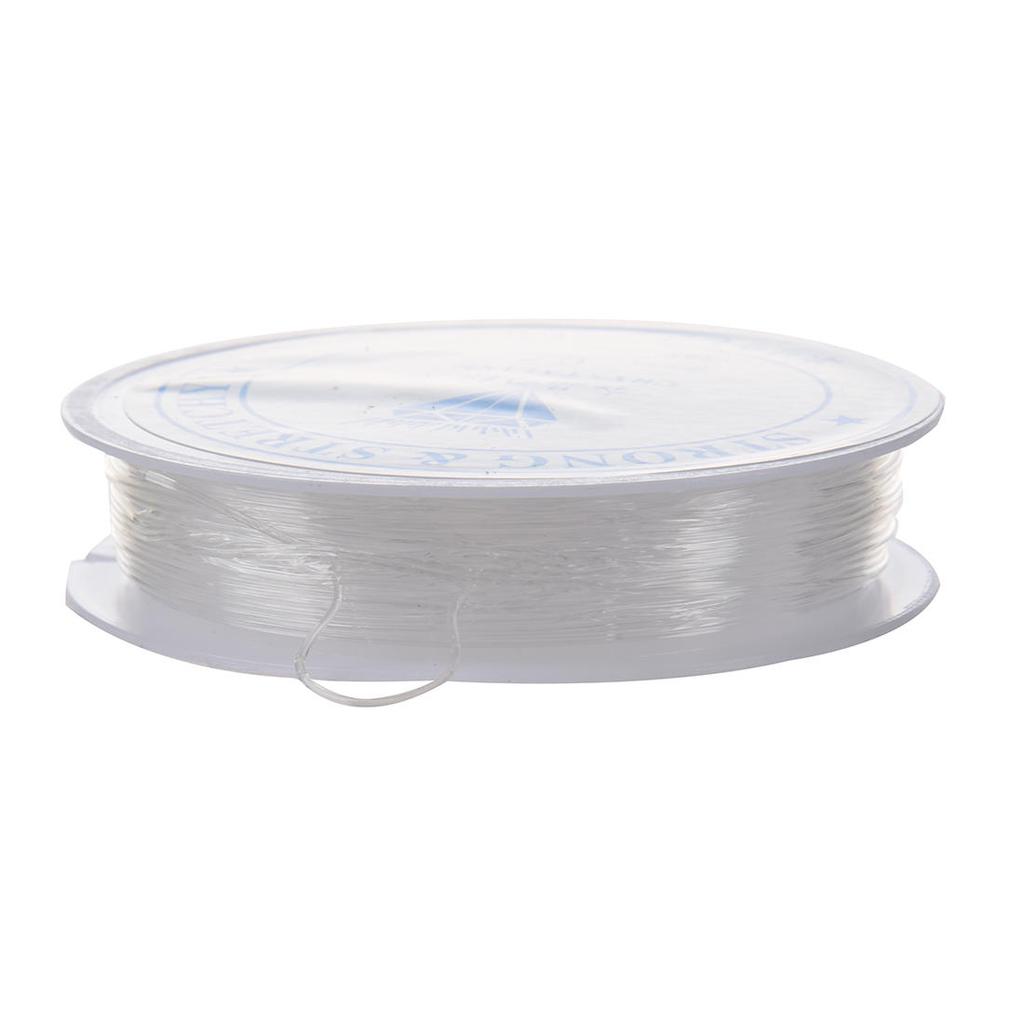 5X Gummischnur Schmuckdraht 0,4 mm//0,6 mm//0,8 mm//1mm Durchsichtig Elastisch
