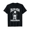 Death Row Records Classic Logo T Shirt Vintage Unisex Breathable Graphic Slightly Top For Everyday Wear