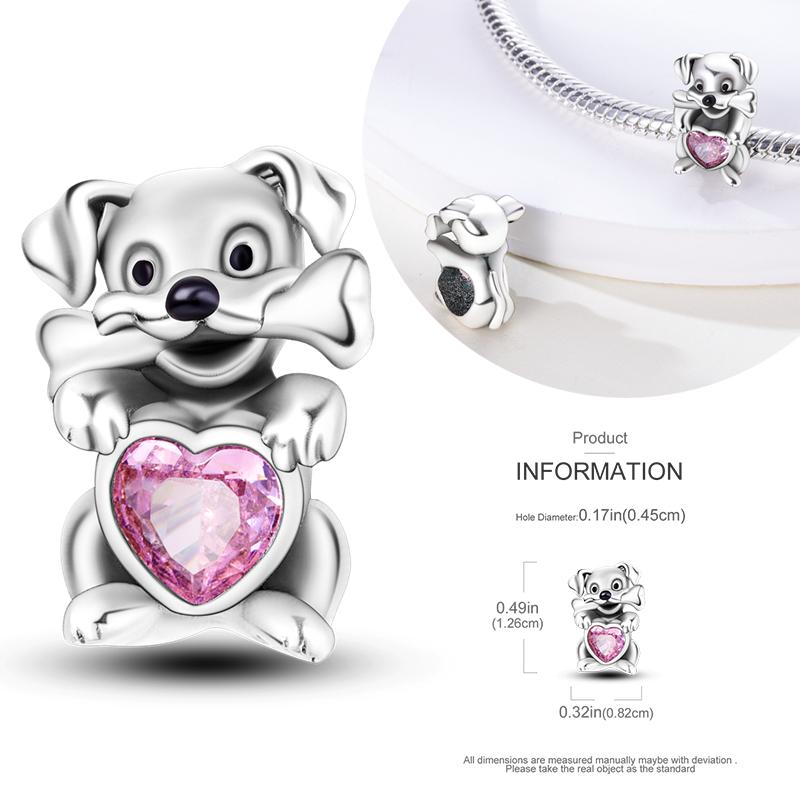 Copper Charms Beads Perfume Animal Butterfly Pendants Fit Original Bracelet Diy Jewelry