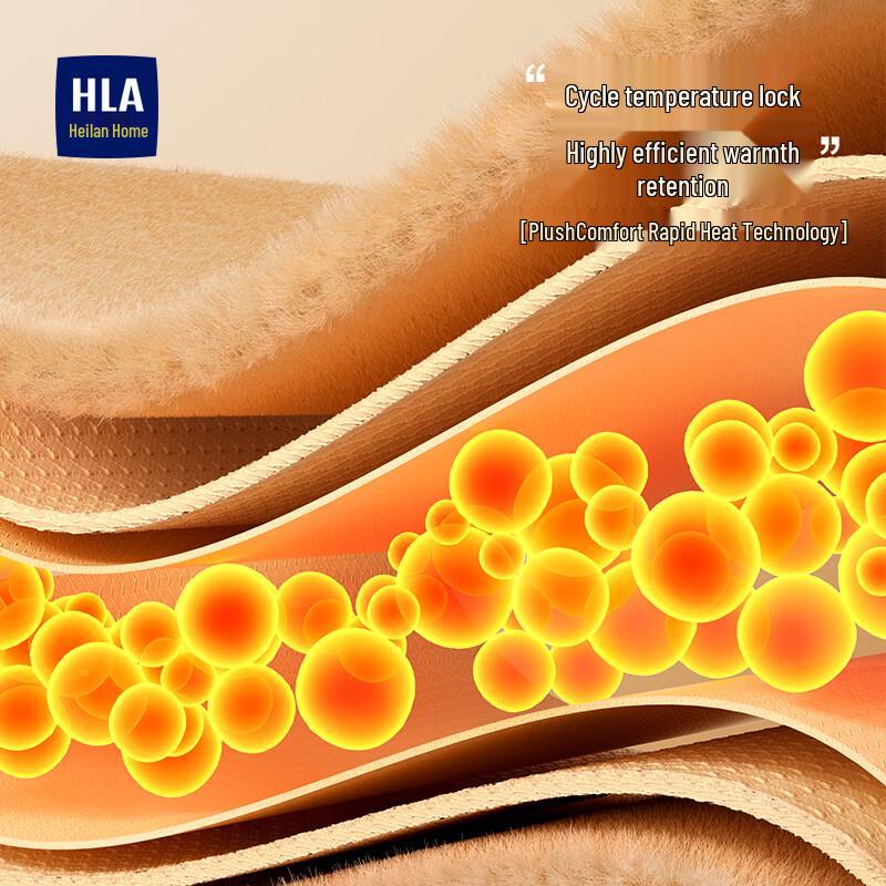 HLA Men's Pure Wool Warm Scarf