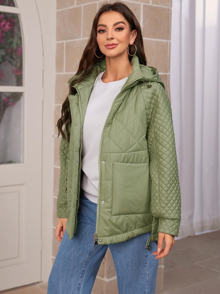 Cinemore Brand New Fashion Spring Down Jacket Autumn Women Coats Middle Length Parkas Woman Jackets Female Thin Cotton 80317