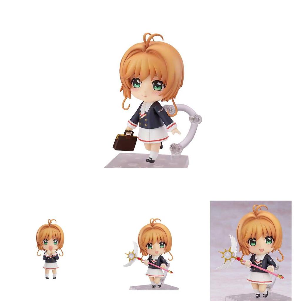 Charming Cardcaptor Sakura Q Version Pvc Action Figure In School Uniform For Collectors