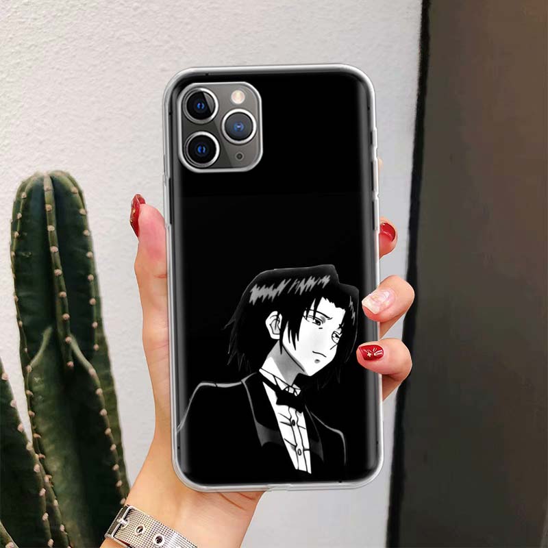 Black White Hunter X For iPhone 17 Air 16 15 14 Plus 13 Mini 12 11 Pro Max Phone Case 16E 7 Print 8 SE Fundas Cover Soft Coque 1