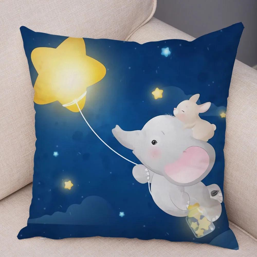 Cartoon Animal Lion Decorative Pillowcase Office Living Room Car Ornaments Home Pillowcase