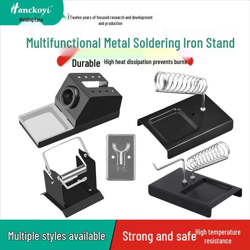 Multifunctional Metal Soldering Iron Stand - Y-Type Holder for Soldering Station