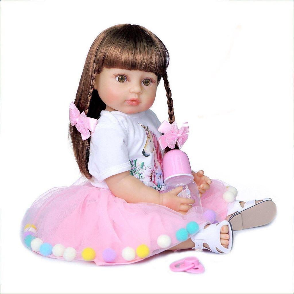NPK Genuine 55CM Waterproof Full Silicone Reborn Baby Doll