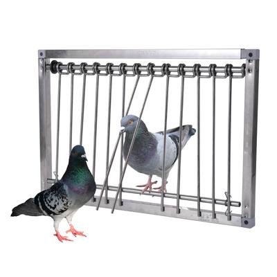 1 Stück Edelstahl Taubenschlag Falltür Tauben Tür Drahtrahmen Eingang Dachboden Zubehör Rennvogel Fangkäfig Nisttür Vorhang