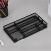 Sturdy Metal Office Drawer Organizers Tray Desktop Storage Container For Pens Files Paper Clip