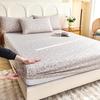 Cooling Summer Fitted Sheet: Thickened, Non-slip, Skin-friendly, Fully Enclosed, Washable Mat