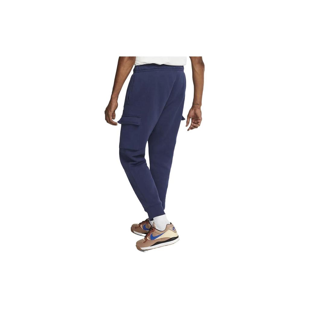 Nike Embroidered Logo Joggers Men Bottoms Blue CD3129-410