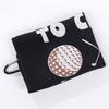 Golf Towel Microfiber Printed Funny Golf Ball Cleaning Towel with Clip for Golf