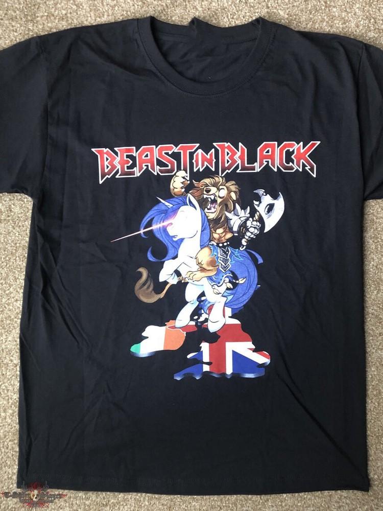 Beast in Black 2019 UK & Ireland tour T-shirt Black Cotton Unisex S-4Xl BO143 Unisex T-Shirt XXL