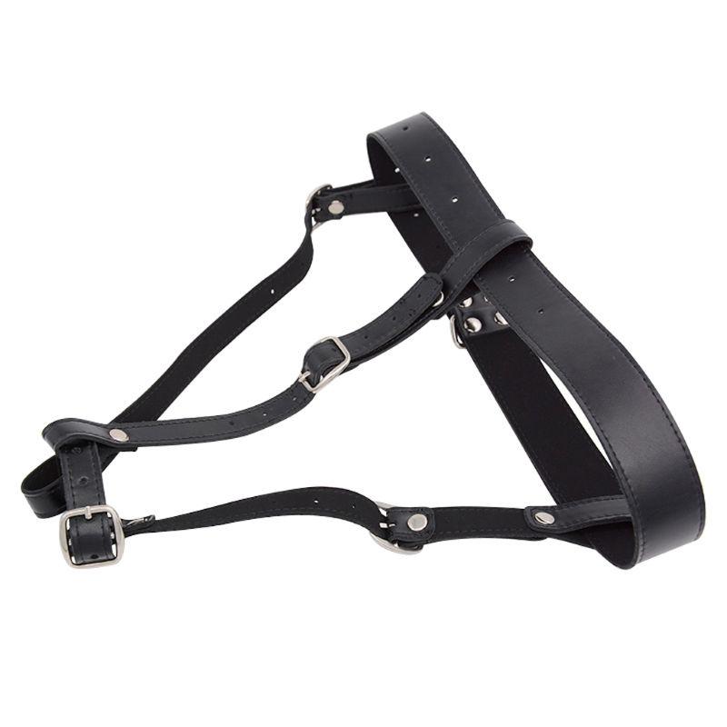 Chastity Belt Device PU bőr nadrág Női Bondage korlátozások Szexi fehérnemű