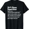 Funny Construction Contractor Foreunisex Supervisor Unisex T Shirt Vintage Washed Top For Everyday Wear Stylish Streetwear