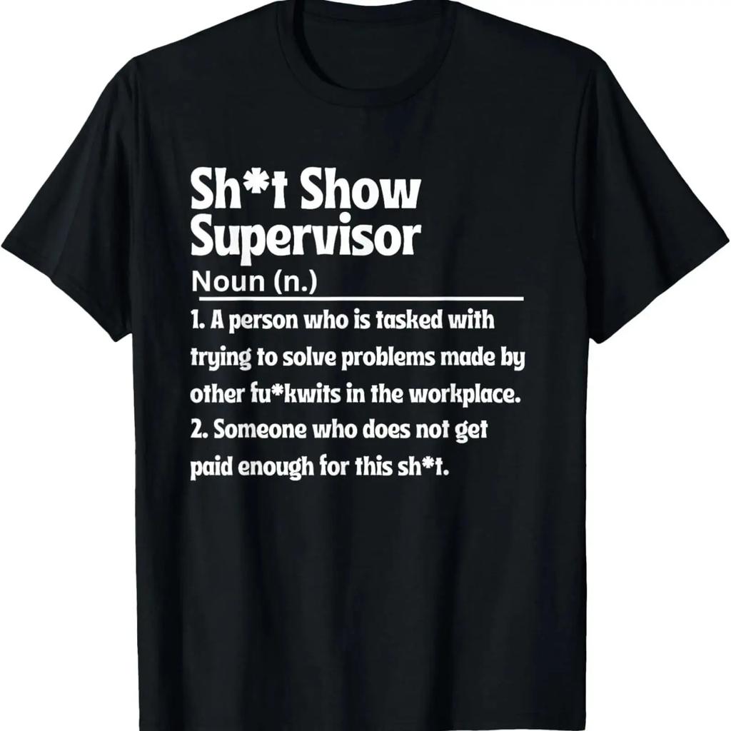 Funny Construction Contractor Foreunisex Supervisor Unisex T Shirt Vintage Washed Top For Everyday Wear Stylish Streetwear