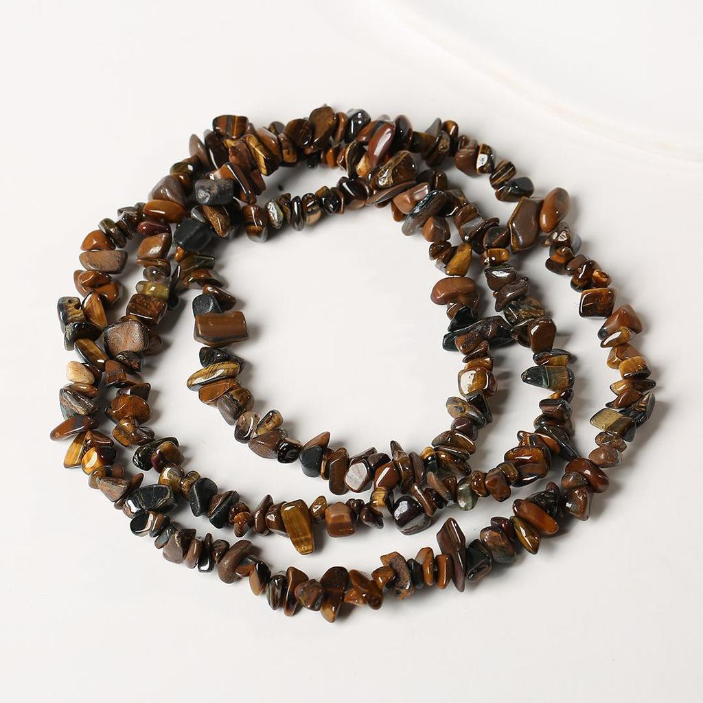 80cm Natürliche Amethyst Splitterkette - Poliert, Unregelmäßige Streifen für DIY Schmuck & Armbänder