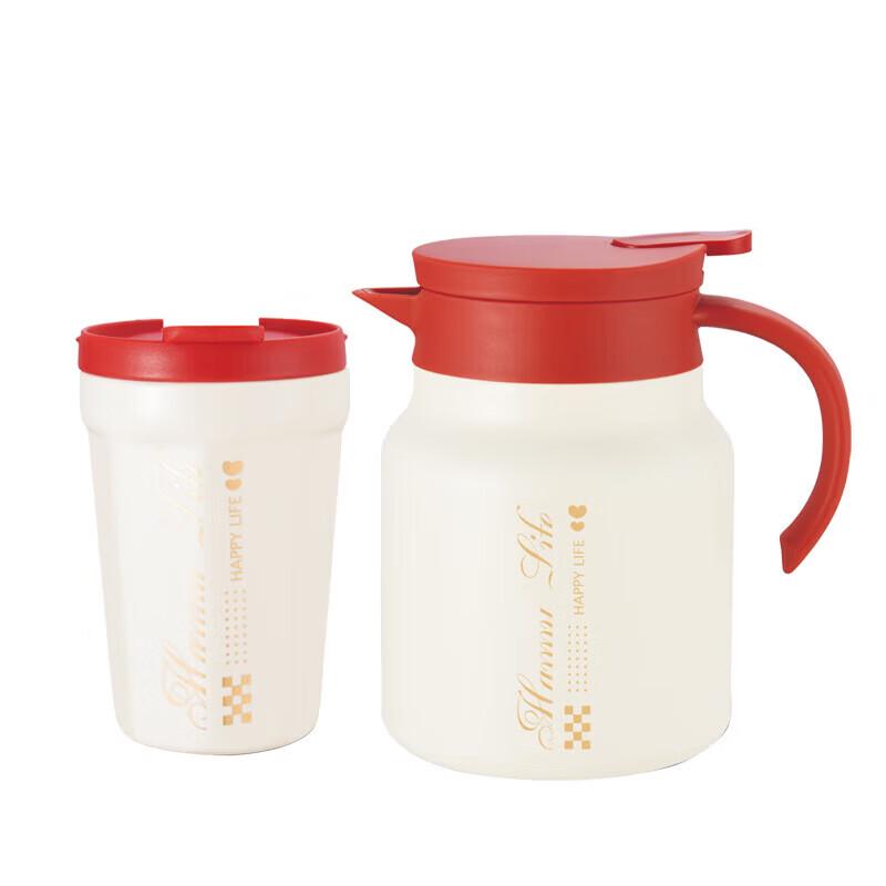 Aibeili Autumn Maple Stainless Steel Tea Set