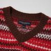 Teenie Weenie Women's Striped V-Neck Sweater