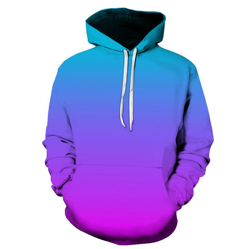 

Новые весенне-осенние мужские толстовки с капюшоном Gradient Ramp 3D Printed Hoodie для мужчин и женщин в стиле хип-хоп с капюшоном, свитер, свитшот для скейтборда, большой размер