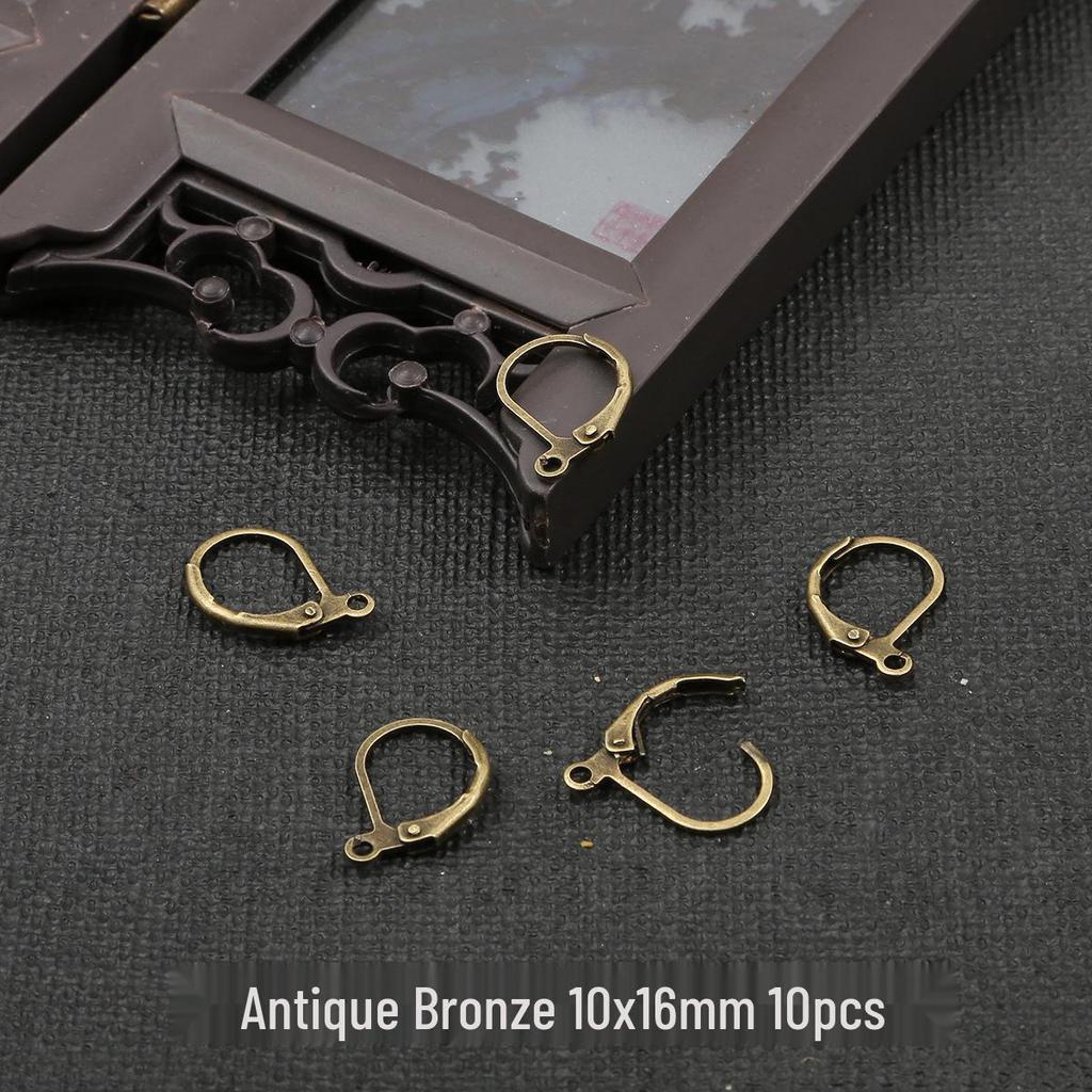 Copper Minimalist French Ear Hook Earrings - Handmade DIY Jewelry Accessories