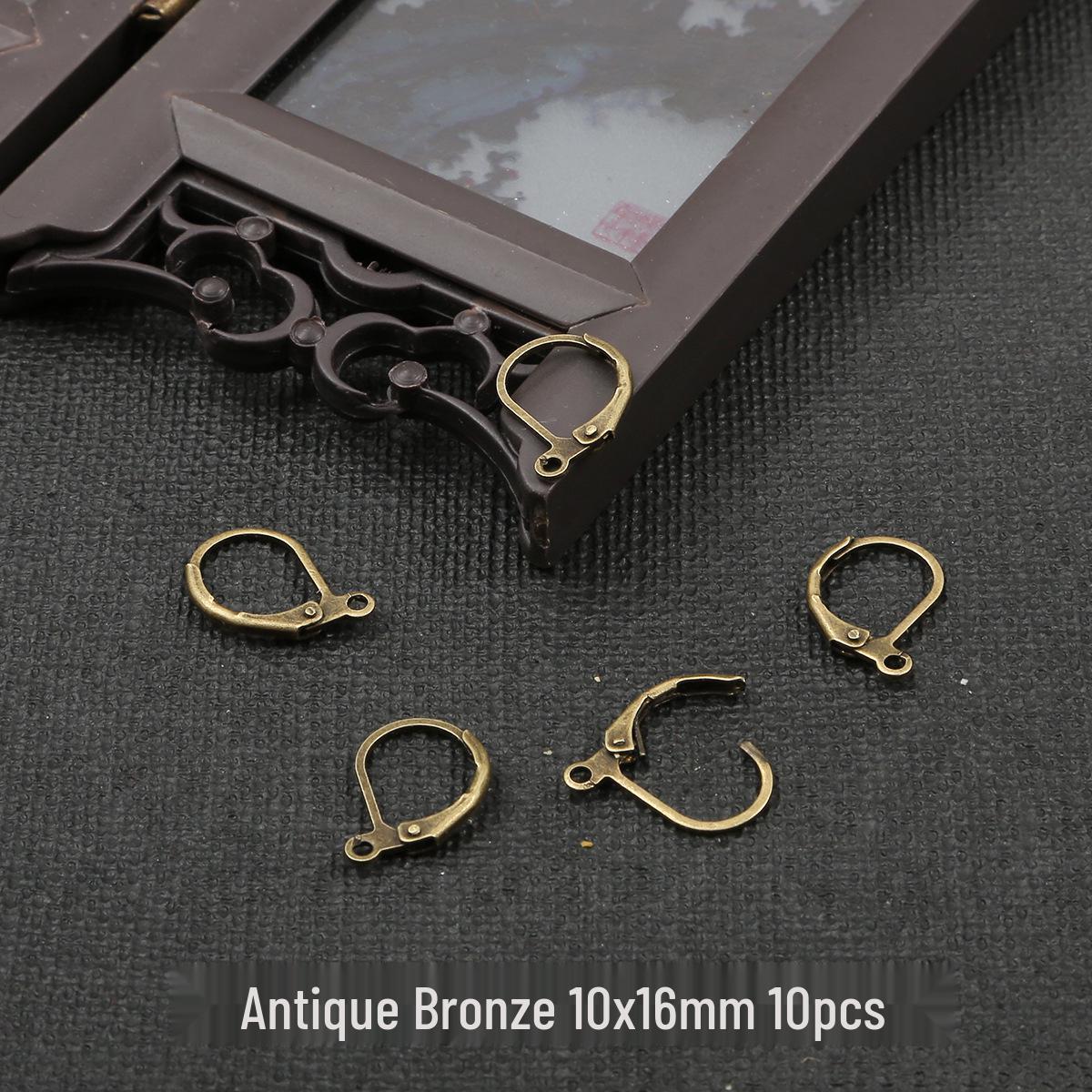 Copper Minimalist French Ear Hook Earrings - Handmade DIY Jewelry Accessories