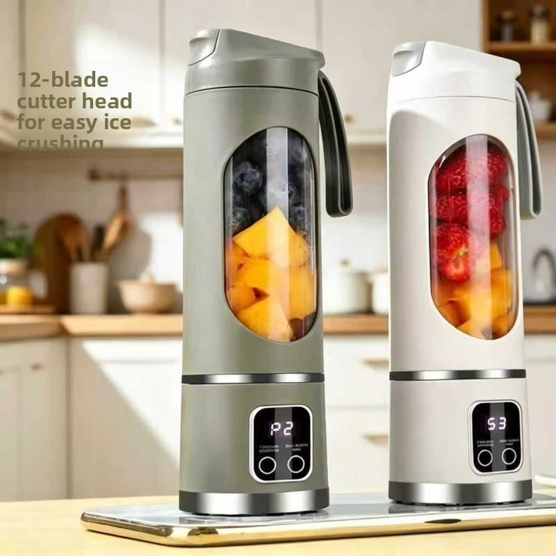 Piccolo Estrattore di Succo per Uso Domestico - Estrattore di Succo Portatile Completamente Automatico Cell-breaking per Estrarre Succo, Ricarica e Funzionamento Senza Fili