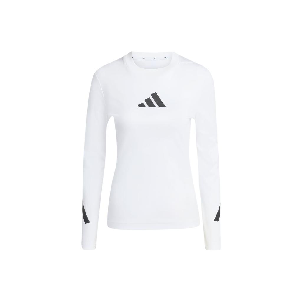 Adidas True Healing Series Round Neck Pullover Slim Fit Long Sleeve T-Shirt Women T-Shirts KE4906
